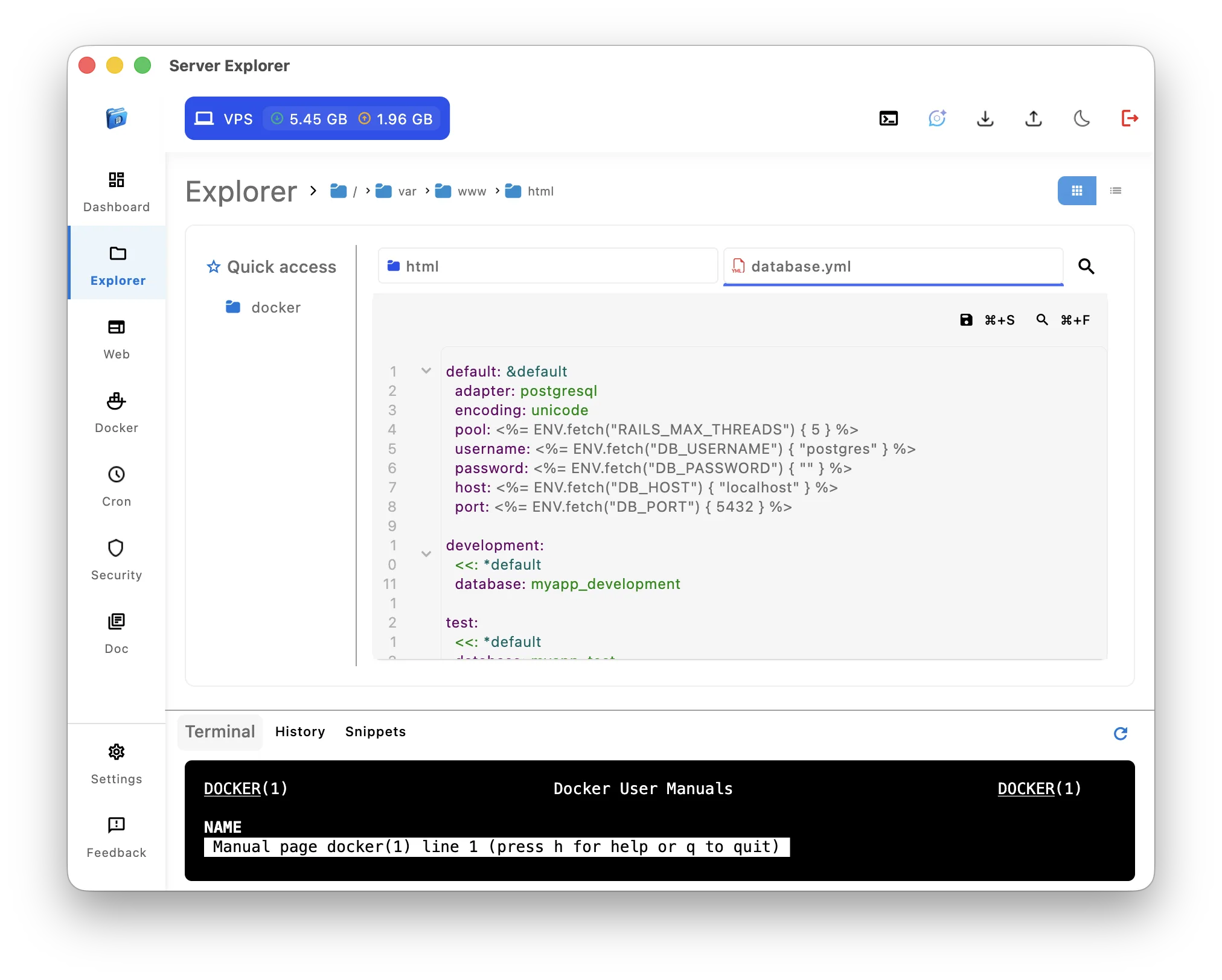 SSH without terminal : edit-file-server-explorer